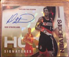 Rod Strickland [Red] Basketball Cards 2021 Panini Hoops Hot Signatures Prices