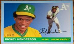 Rickey Henderson [Blue] Baseball Cards 2020 Topps Archives Prices
