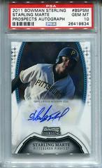 Starling Marte #BSPSM Baseball Cards 2011 Bowman Sterling Prospects Autographs Prices