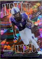 Quentin Johnston [Red Ice] Football Cards 2023 Panini Prizm Draft Picks Instant Impact Prices
