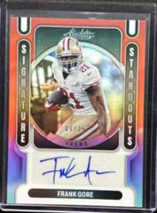Frank Gore [Red] #SS-FG Football Cards 2022 Panini Absolute Signature Standouts Prices