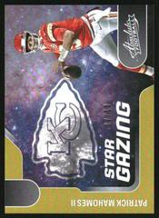 Patrick Mahomes II [Spectrum Gold] #SG-2 Football Cards 2022 Panini Absolute Star Gazing Prices