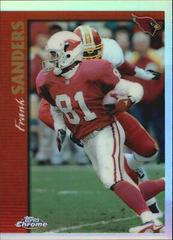 Frank Sanders [Refractor] Football Cards 1997 Topps Chrome Prices