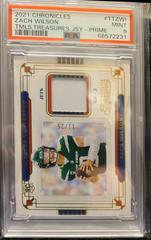 Zach Wilson [Prime] #TT-ZWI Football Cards 2021 Panini Chronicles Timeless Treasures Jersey Prices