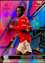 Anthony Elanga [Pink Prism] Soccer Cards 2021 Topps Finest UEFA Champions League Prices