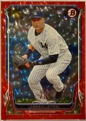 Derek Jeter [Red Ice] Baseball Cards 2014 Bowman Prices