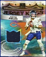 Justin Fields Football Cards 2022 Panini Donruss Jersey Kings Prices