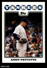 Andy Pettitte #NYY4 Baseball Cards 2008 Topps Team Set Yankees Prices