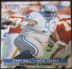 JERRY BALL Football Cards 1991 Pro Set Prices