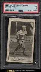Goldie Rapp Baseball Cards 1921 E220 National Caramel Prices