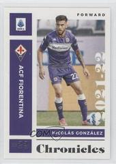 Nicolas Gonzalez [Silver] Soccer Cards 2021 Panini Chronicles Serie A Prices