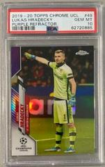 Lukas Hradecky [Purple Refractor] Soccer Cards 2019 Topps Chrome UEFA Champions League Prices
