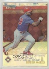 Ruben Mateo [Refractor] Baseball Cards 1999 Bowman Chrome Impact Prices