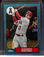 Shohei Ohtani [Blue] #1 Baseball Cards 2022 Topps Chrome Prices