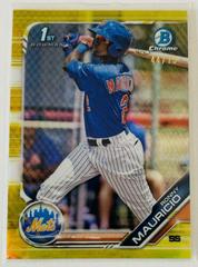 Ronny Mauricio [Yellow Refractor] #BCP-107 Baseball Cards 2019 Bowman Chrome Prospects Prices