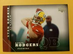 Aaron Rodgers #202 Football Cards 2005 Upper Deck Prices
