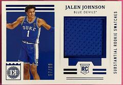 Jalen Johnson #SSW-JJ Basketball Cards 2021 Panini Chronicles Draft Picks Encased Substantial Rookie Swatches Prices