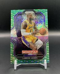 LeBron James [Green Shimmer] Basketball Cards 2022 Panini Prizm Prices