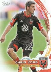 Chris Korb Soccer Cards 2014 Topps MLS Prices