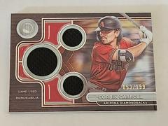 Corbin Carroll #TTR-CC Baseball Cards 2024 Topps Tribute Triple Relic Prices