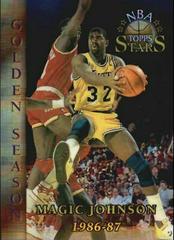 Magic Johnson [Finest Atomic Refractor] Basketball Cards 1996 Topps Stars Prices