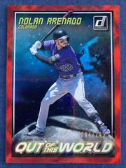Nolan Arenado [Red] #OW10 Baseball Cards 2018 Panini Donruss Out of This World Prices