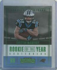 Christian McCaffrey [Emerald] #RY-8 Football Cards 2017 Panini Contenders Rookie of the Year Prices