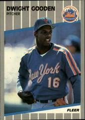 Dwight Gooden #36 Baseball Cards 1989 Fleer Glossy Prices