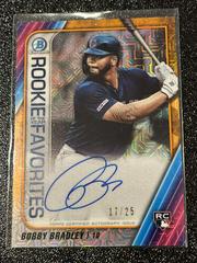 Bobby Bradley #CRA-BB Baseball Cards 2020 Bowman Chrome Rookie Autographs Prices