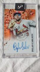 Dylan Carlson [Orange Refractor] #PA-DC Baseball Cards 2022 Topps Pristine Autographs Prices