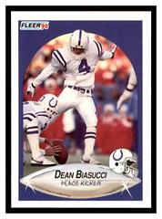 Dean Biasucci #U-2 Football Cards 1990 Fleer Update Prices
