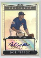 Josh Vitters [Autograph Refractor] Baseball Cards 2007 Bowman Sterling Prospects Prices