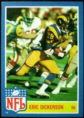 Eric Dickerson #2 Football Cards 1984 Topps NFL Star Set Prices