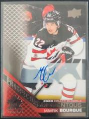 Mavrik Bourque [Autograph] Hockey Cards 2022 Upper Deck Team Canada Juniors Prospectus Momentous Prices