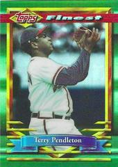 Terry Pendleton [Refractor] Baseball Cards 1994 Finest Prices