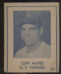 Cliff Mapes [Hand Cut] Baseball Cards 1948 R346 Blue Tint Prices