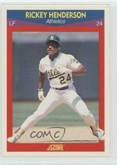 Rickey Henderson Baseball Cards 1990 Score Superstars Prices