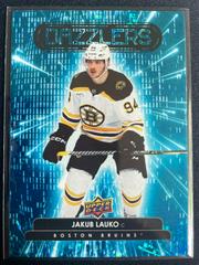 Jakub Lauko [Blue] Hockey Cards 2022 Upper Deck Dazzlers Prices
