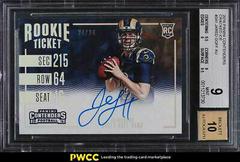 Jared Goff [Autograph Cracked Ice] #341 Football Cards 2016 Panini Contenders Prices
