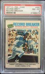 George Brett [Record Breaker] #261 Baseball Cards 1977 O Pee Chee Prices