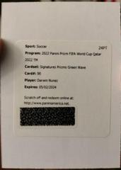Darwin Nunez [Green Wave] #S-DN Soccer Cards 2022 Panini Prizm World Cup Signatures Prices