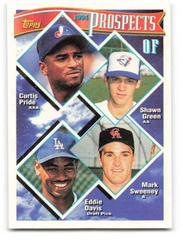 Curtis Pride, Shawn Green, Mark Sweeney, Eddie Davis #237 Baseball Cards 1994 Topps Prices
