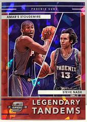 Steve Nash, Amar'e Stoudemire [Red Ice] #11 Basketball Cards 2021 Panini Contenders Optic Legendary Tandems Prices