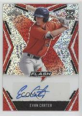 Evan Carter [Red] #BA-EC2 Baseball Cards 2020 Leaf Flash Autographs Prices