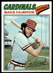 Bake McBride #516 Baseball Cards 1977 Topps Prices
