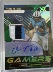 Chris Johnson [Green] Football Cards 2022 Panini XR Gamers Autographs Prices