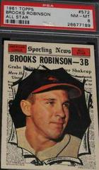 Brooks Robinson [All Star] Baseball Cards 1961 Topps Prices