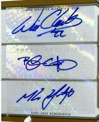 Brandon Crawford, Mike Yastrzemski, Will Clark [Gold] #ARC-CCL Baseball Cards 2022 Topps Triple Threads Autograph Relic Combo Prices