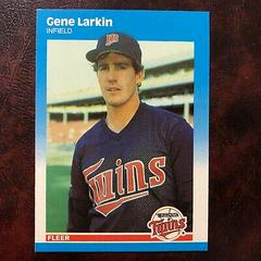 Gene Larkin Baseball Cards 1987 Fleer Update Glossy Prices