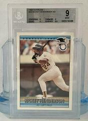 Rickey Henderson #30 Baseball Cards 1992 Donruss Prices